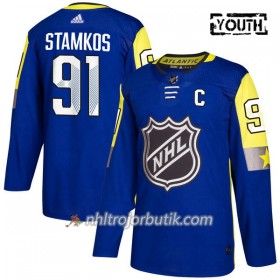 Barn Ishockey Tampa Bay Lightning Tröja Steven Stamkos 91 2018 NHL All-Star Atlantic Division Adidas Royal Authentic
